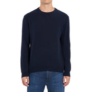 DONDUP Maglia Girocollo Regular Fit In Cashmere E Seta UT195-M00895-002-DU-W25 890 BLU 