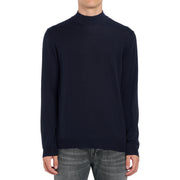 DONDUP Maglia Dolcevita Regular In Lana E Cotone UT256-M00975-002-DU-W25 890 BLU 