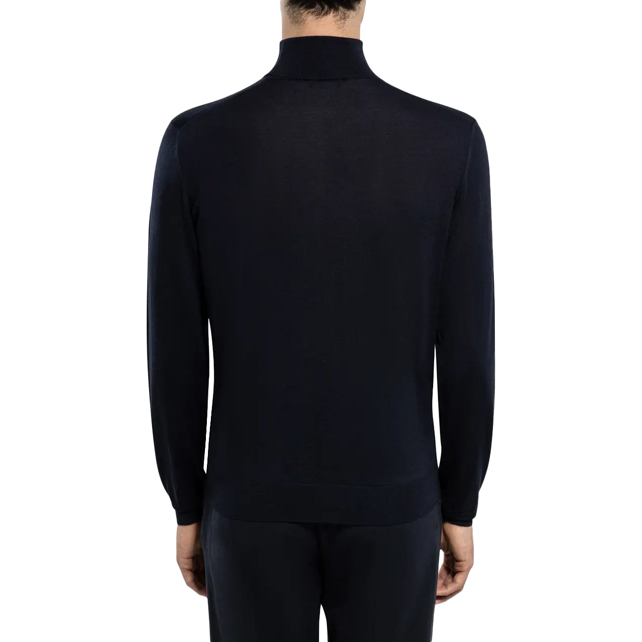 DRUMOHR Maglia A Collo Alto In Lana Merino D0D104 790 NAVY 