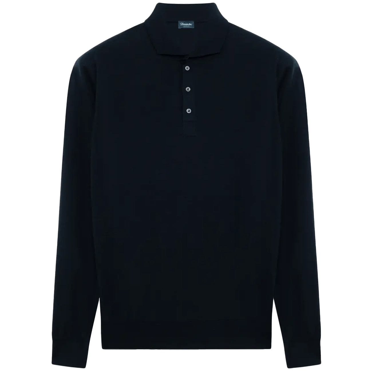 DRUMOHR Polo In Lana Merino D0D145 790 NAVY 