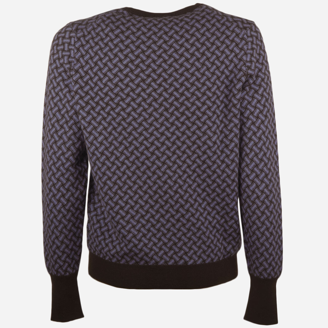 DRUMOHR Maglia Girocollo In Cashmere Con Lama Di Rasoio D2K103 RB40 TRUFFLE+DENIM 