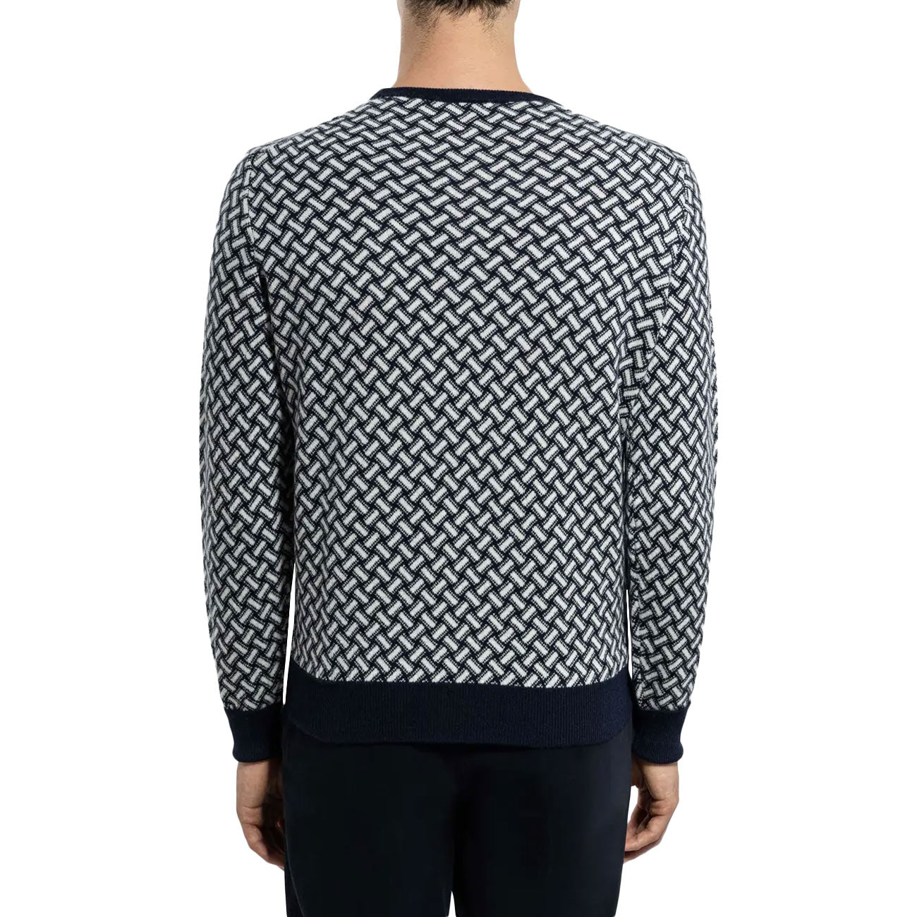 DRUMOHR Maglia Girocollo In Cashmere Con Lama Di Rasoio D2K103 RB66 797+108 