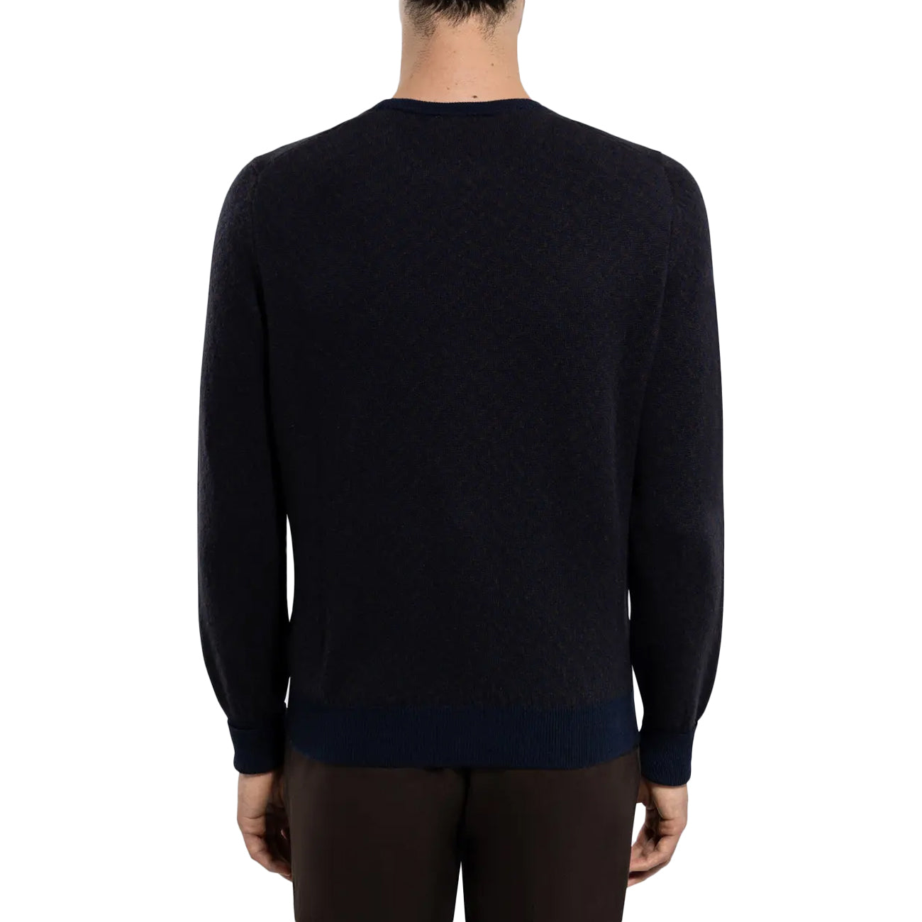 DRUMOHR Maglia Girocollo In Cashmere Con Lama Di Rasoio D2K103 RB67 797+598 