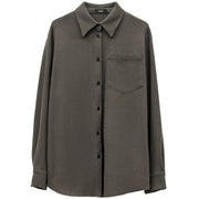 ELEH Camicia Overshirt Con Taschino EFW250108 GRIGIO 