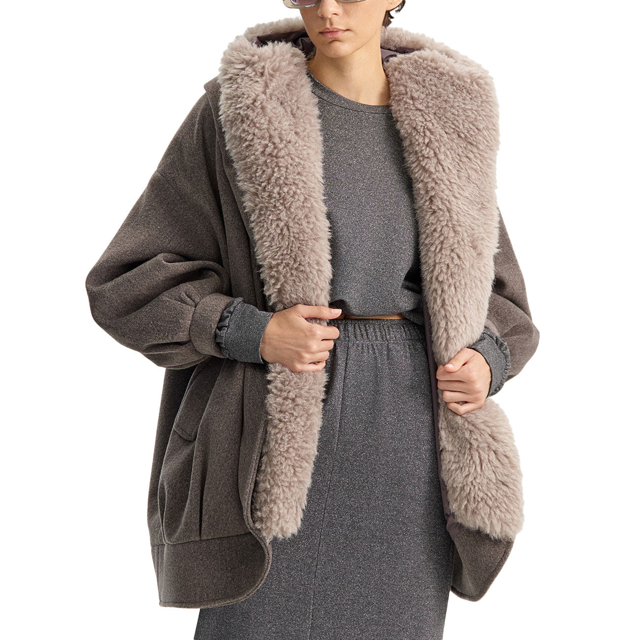 ELEH Pelliccia EFW250140 GRIGIO 