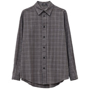 ELEH Camicia A Quadri Grigio EFW250191 GRIGIO 