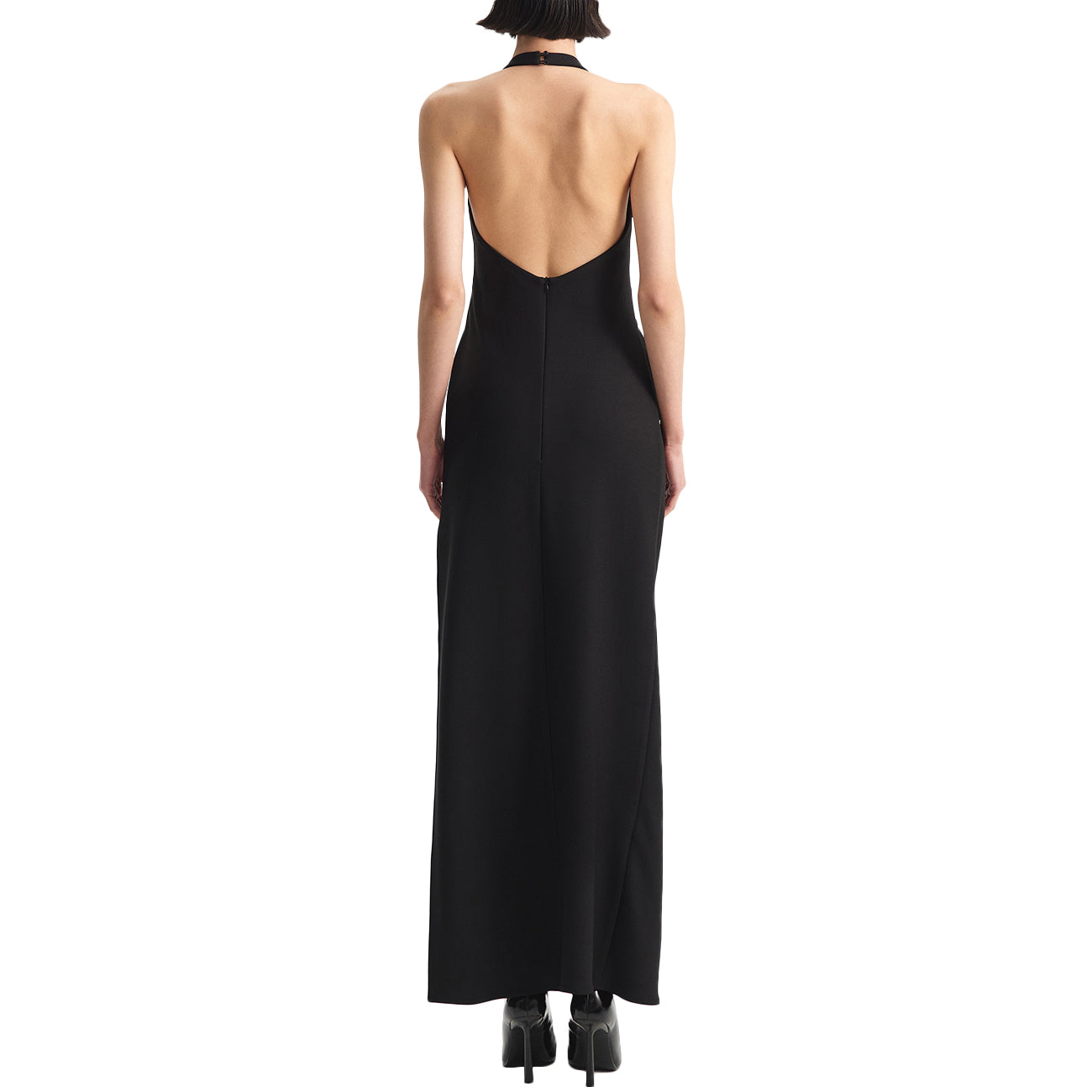 ELEH Vestito Con Spacco Laterale EFW250216 NERO 