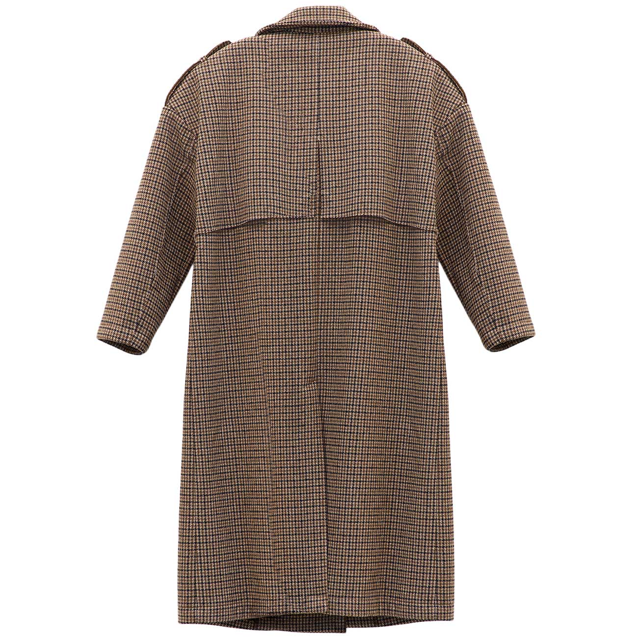 ELEH Cappotto Motivo Prince De Galles EFW250228 MARRONE 