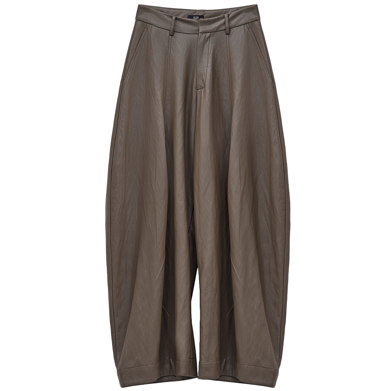ELEH Pantalone Eco Pelle EFW250311. MARRONE 