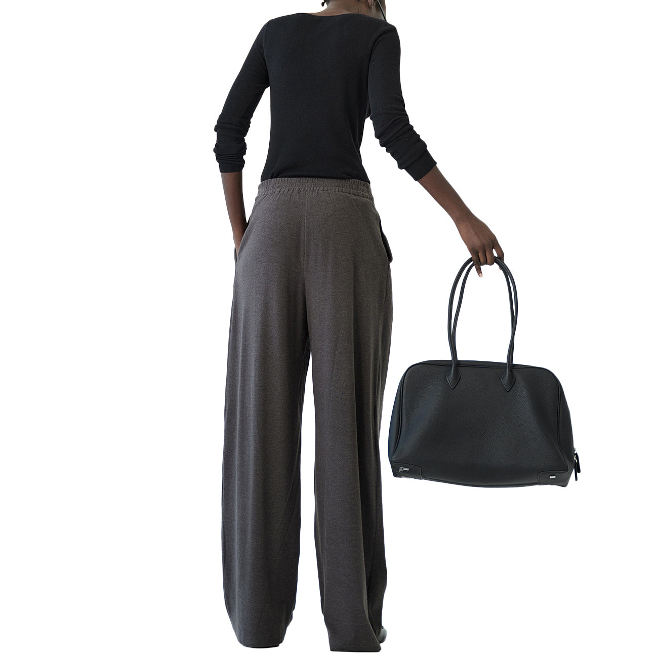 ELEH Pantalone In Jersey EFW250316 GRIGIO SCURO 