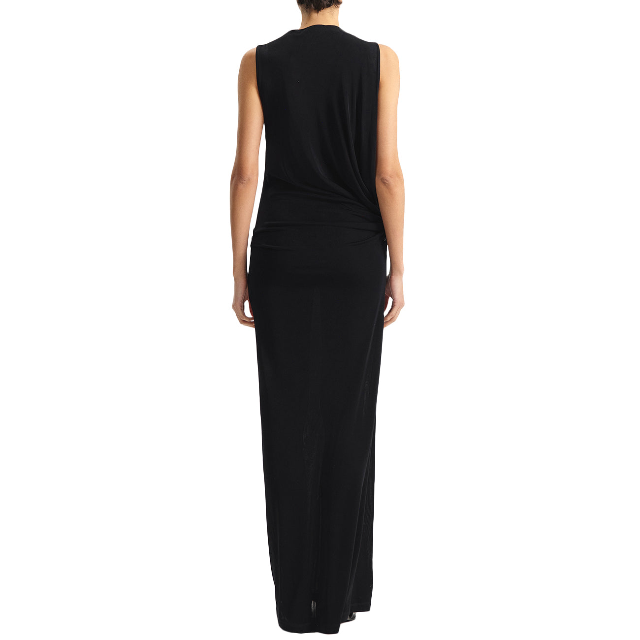 ELEH Vestito Lungo Con Collo Alto EFW250337 NERO 