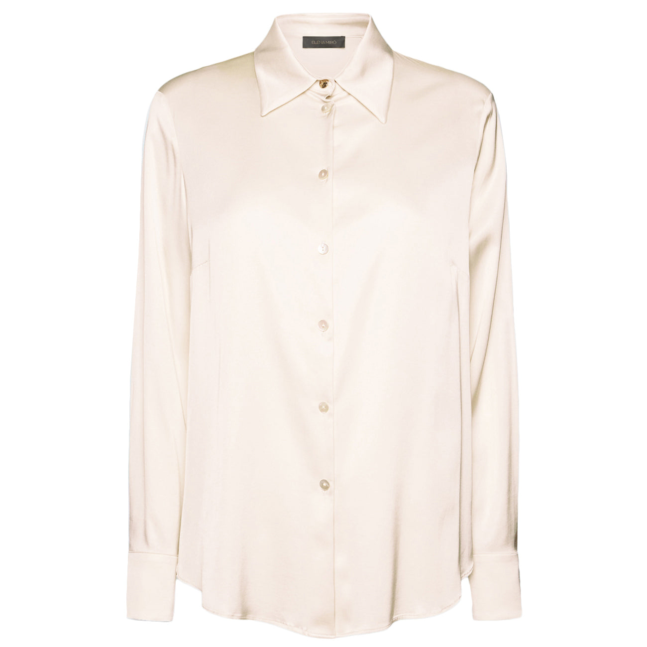 ELENA MIRO' Camicia In Raso Stretch 5127P100232N 021 PORCELLANA 