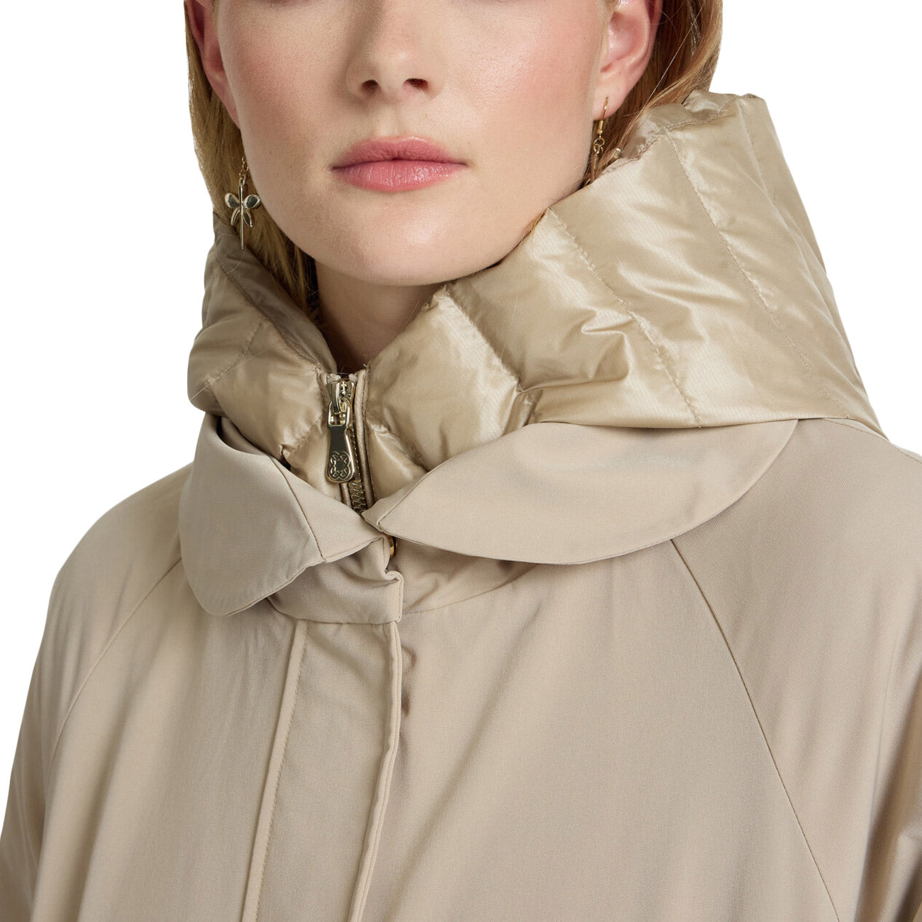 ELENA MIRO' Piumino Layering F804P000169N 002 ZENZERO 