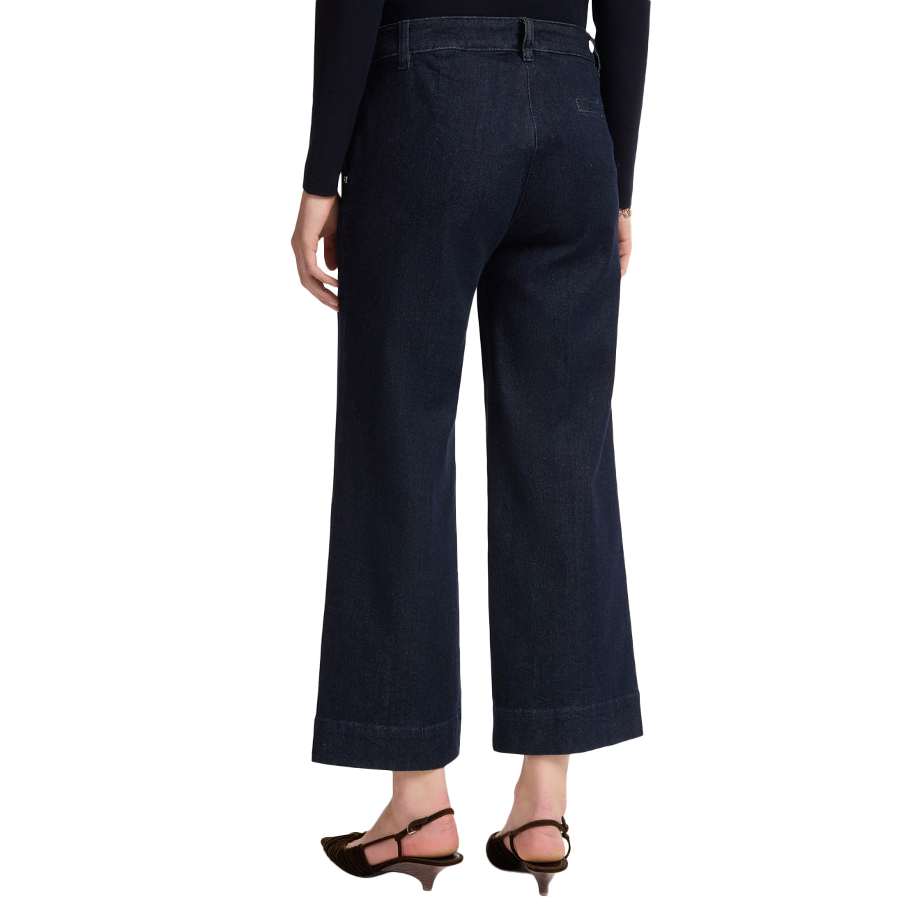 ELENA MIRO' Jeans Tailoring Cropped P504P000335N 0D4 DARK BLUE 