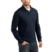 FRED MELLO Polo Manica Lunga Con Dettagli Check FM25W02QU A0601 BLUE 