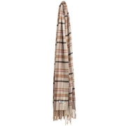 FRED MELLO Pashmina Fantasia Check Con Frange FM25W05ZS A0101 BEIGE 