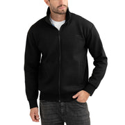 FRED MELLO Felpa Full Zip Con Scritta 3D FM25W07FZ A0951 BLACK 