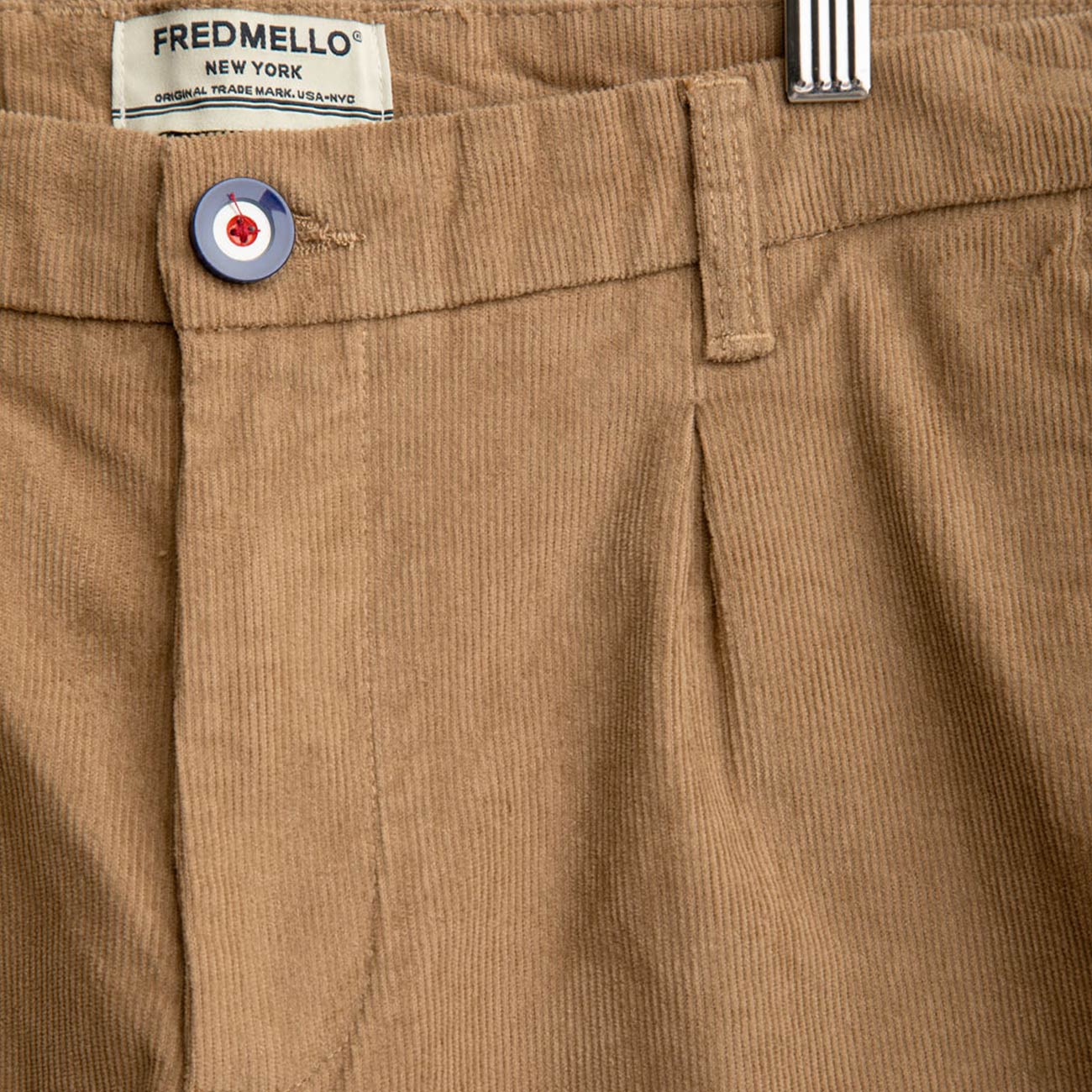 FRED MELLO Pantalone A Coste Sottili FM25W11PU A0154 HONEY 