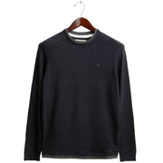 FRED MELLO Maglia Girocollo Raglan Con Dettagli A Contratso FM25W20MG A0601 BLUE 