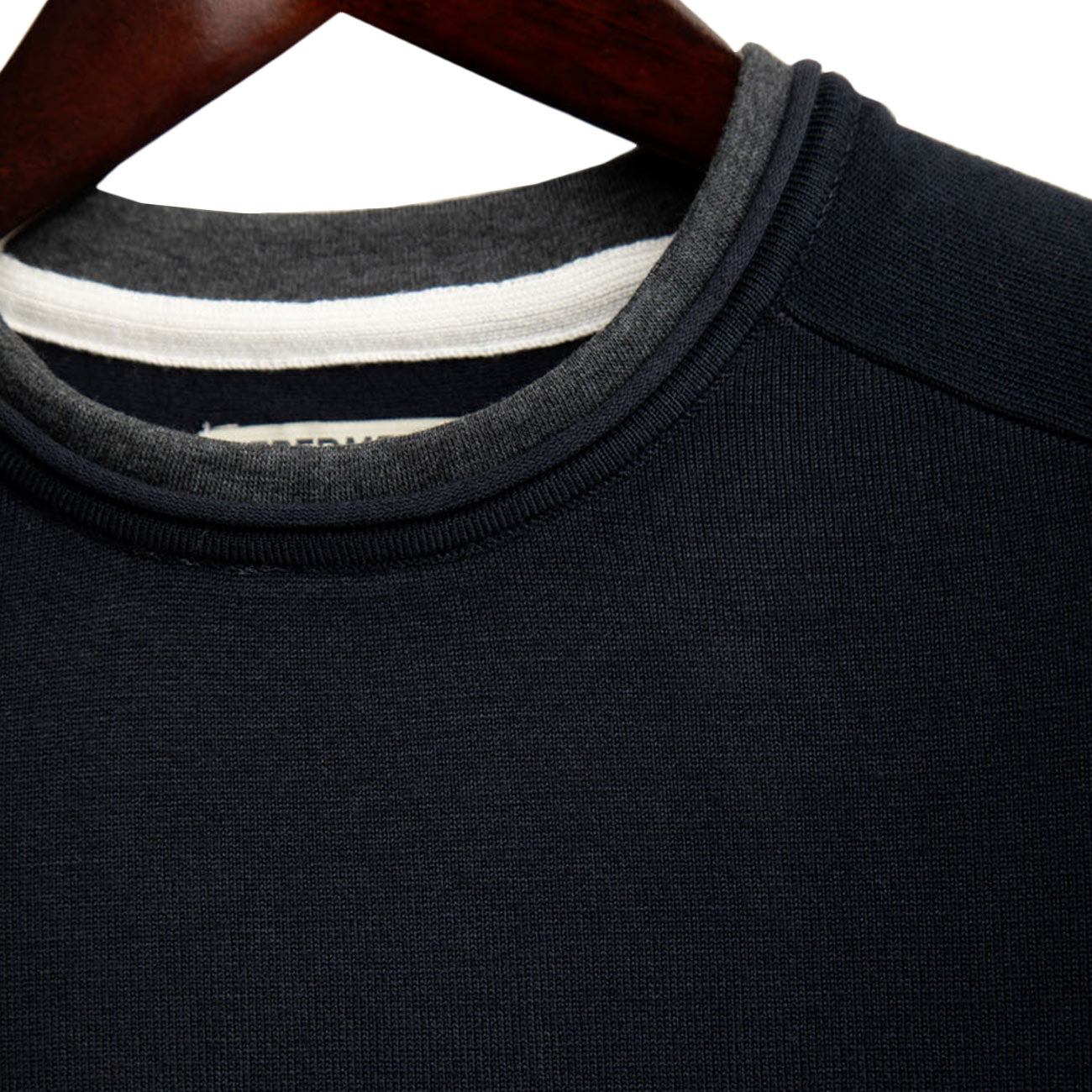 FRED MELLO Maglia Girocollo Raglan Con Dettagli A Contratso FM25W20MG A0601 BLUE 