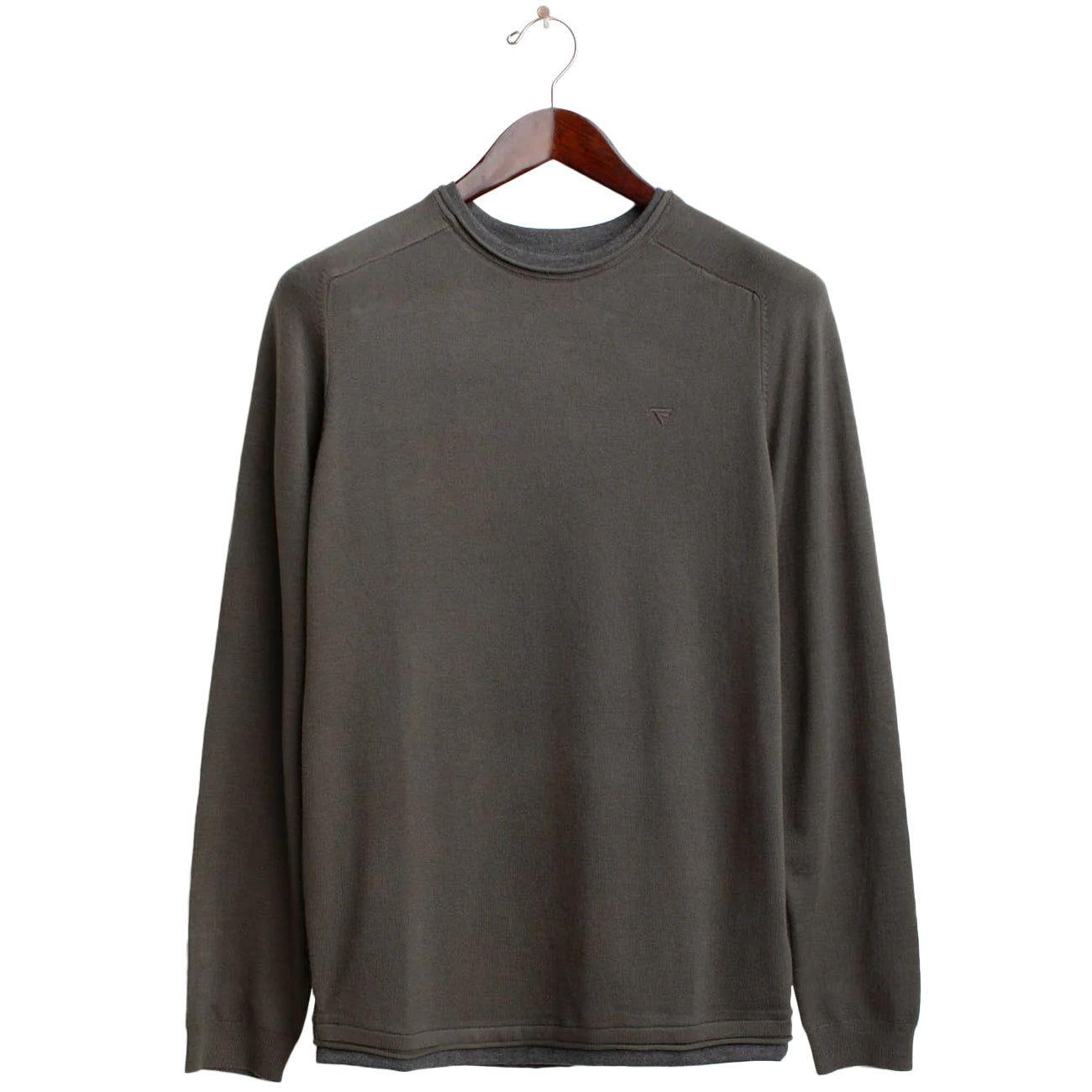 FRED MELLO Maglia Girocollo Raglan Con Dettagli A Contratso FM25W20MG A0804 ARMY 