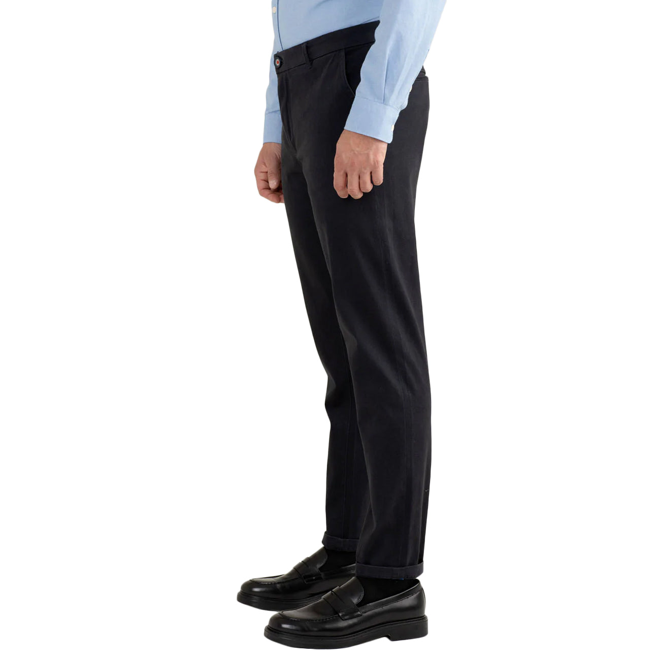 FRED MELLO Pantalone Chino Slim Ft "Mr. Bryan" FMRAYMOND A0601 BLUE 