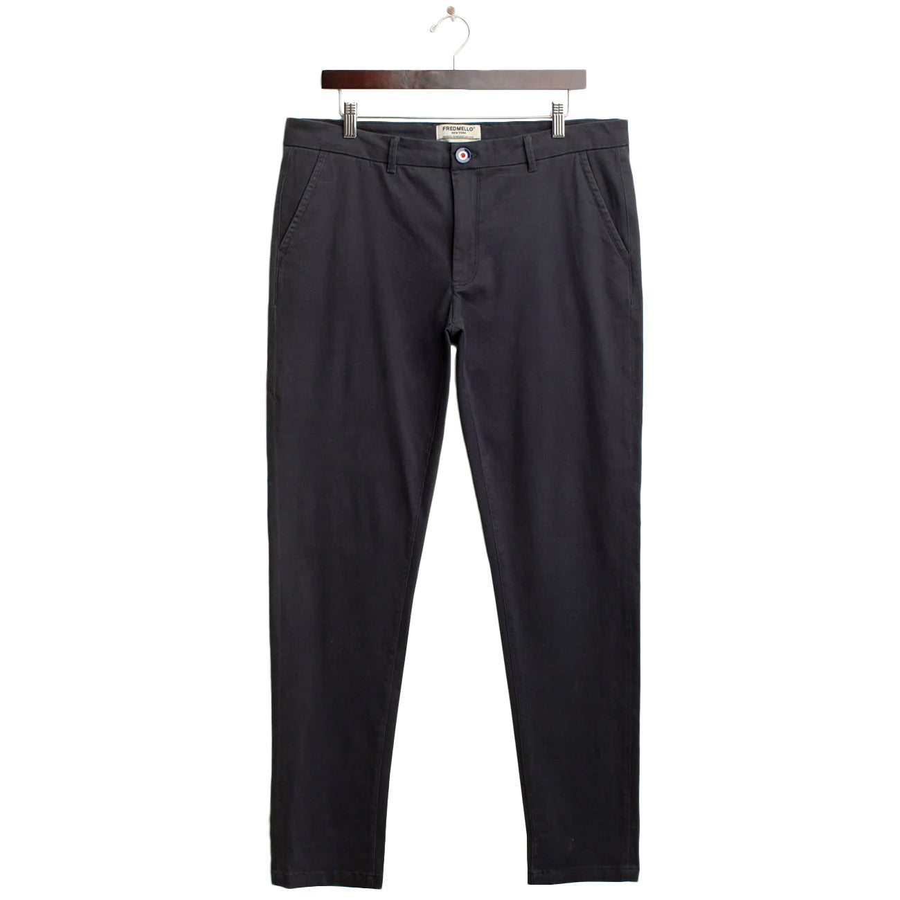 FRED MELLO Pantalone Chino Slim Ft "Mr. Bryan" FMRAYMOND A0601 BLUE 