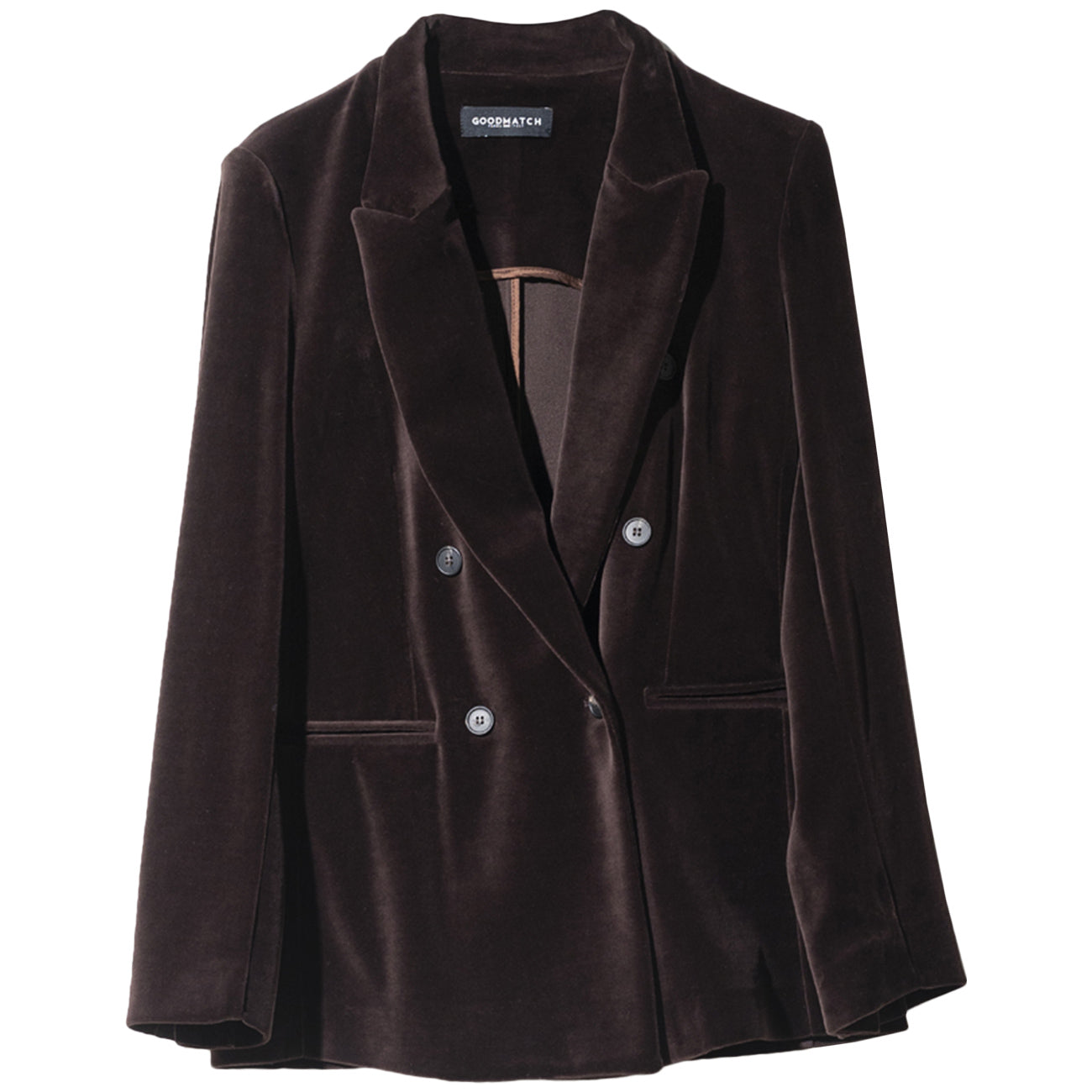 GOODMATCH Blazer Doppiopetto AB5615 U20 DARK BROWN 