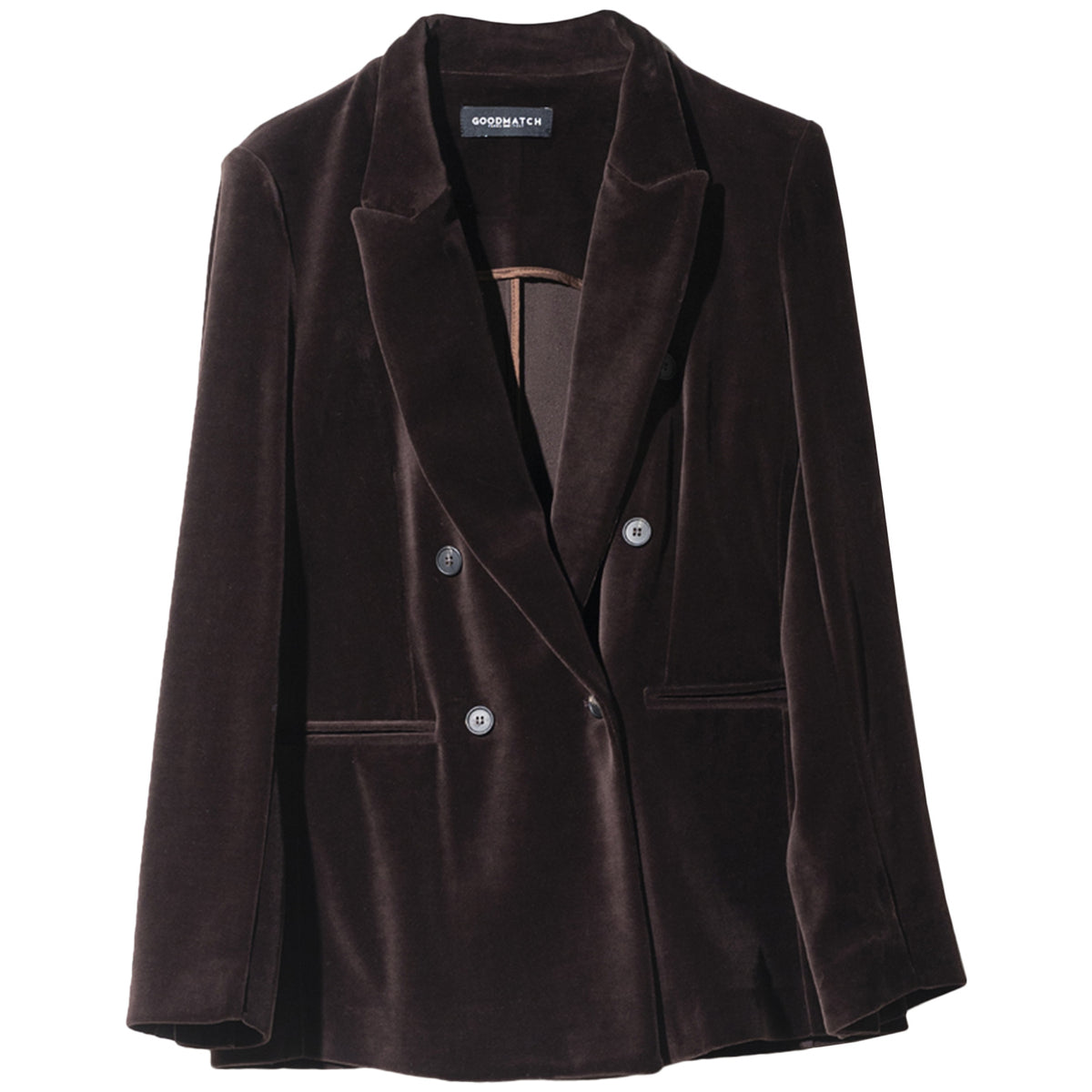 GOODMATCH Blazer Doppiopetto AB5615 U20 DARK BROWN 