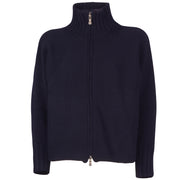 GRAN SASSO Bomber Zip Rasato Con Maniche Kimono 10210/14310 598 BLU 