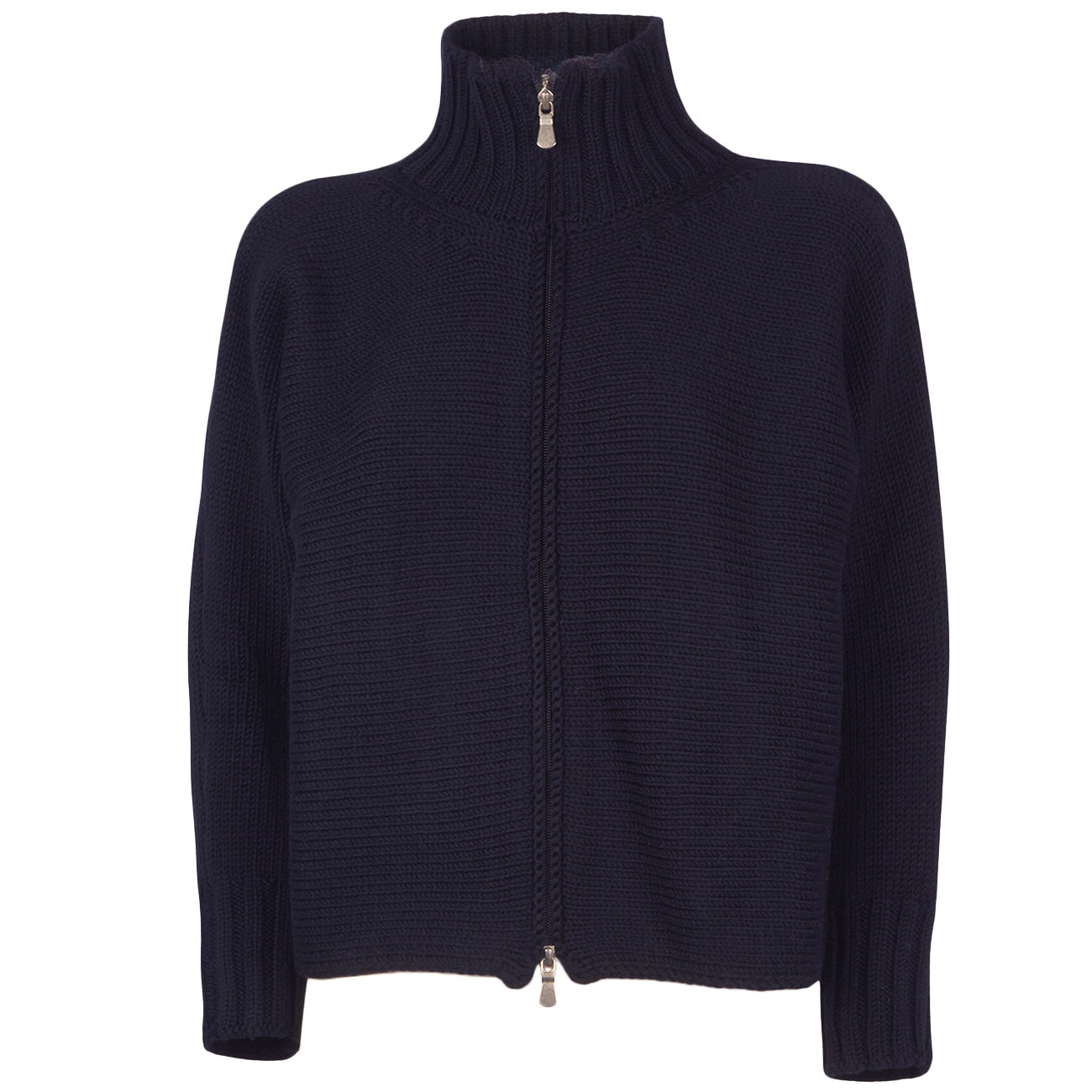 GRAN SASSO Bomber Zip Rasato Con Maniche Kimono 10210/14310 598 BLU 