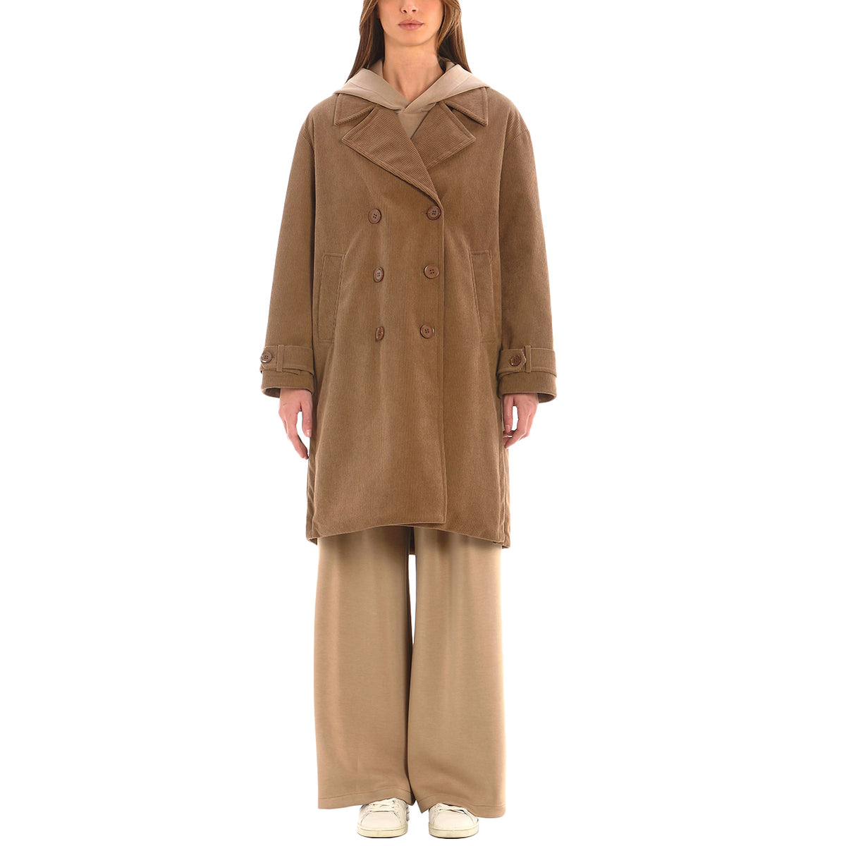 HOMEWARD Cappottino In Velluto JKT009/ CHESTNUT 