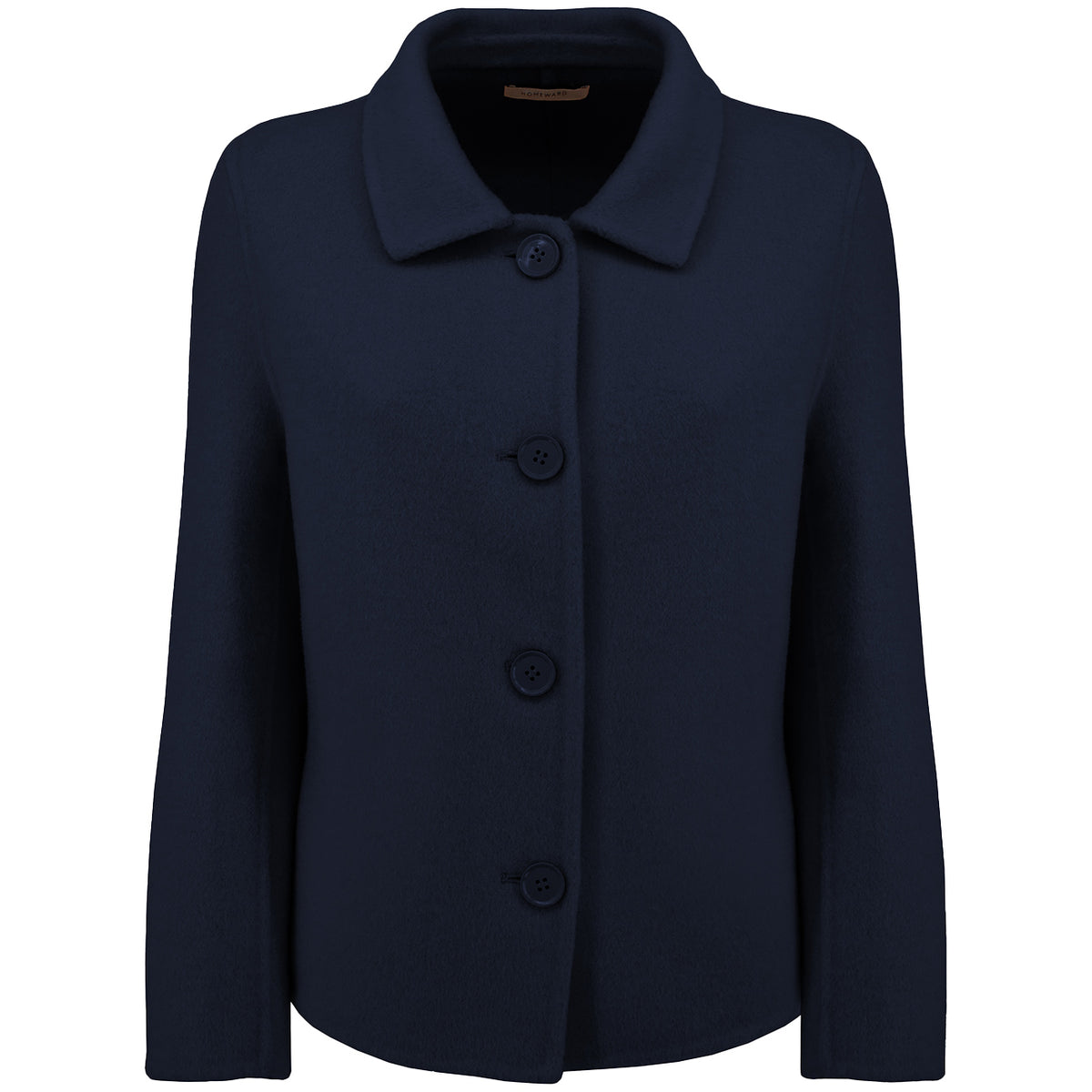 HOMEWARD Giacca Corta Di Lana JKT022/ NAVY 