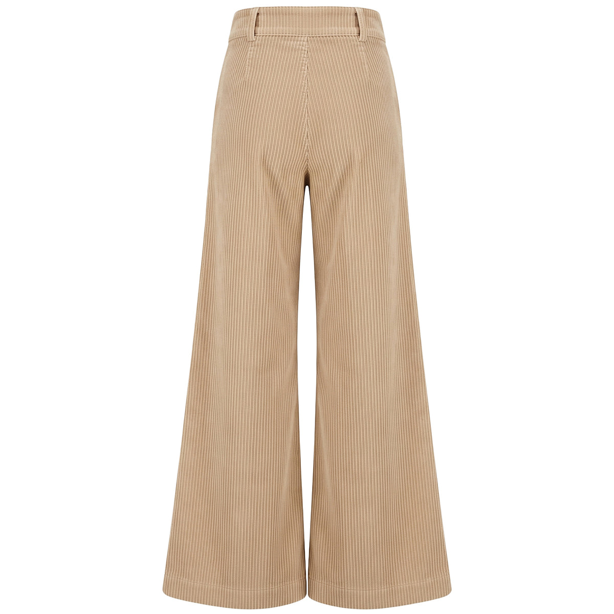 HOMEWARD Pantalone Largo In Velluto A Costa Roccia TR0012/ POWDER 