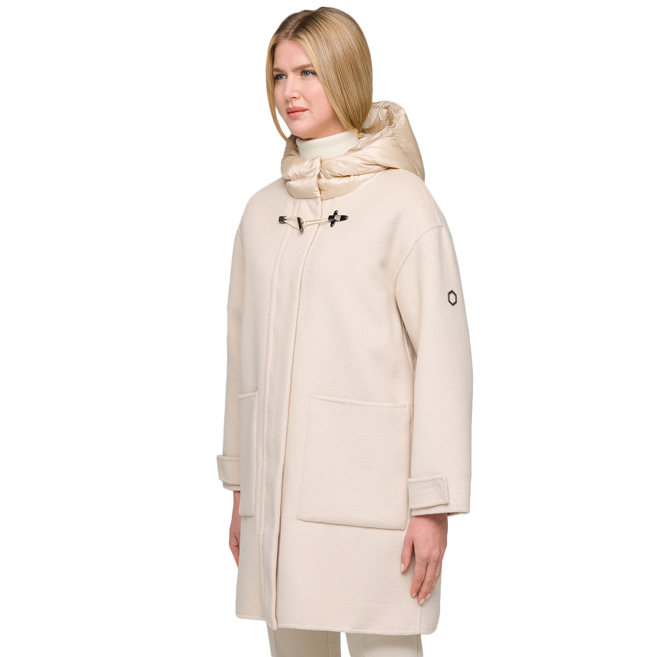 HOX Cappotto Montgomery Double XD6711 W040 OPALE 