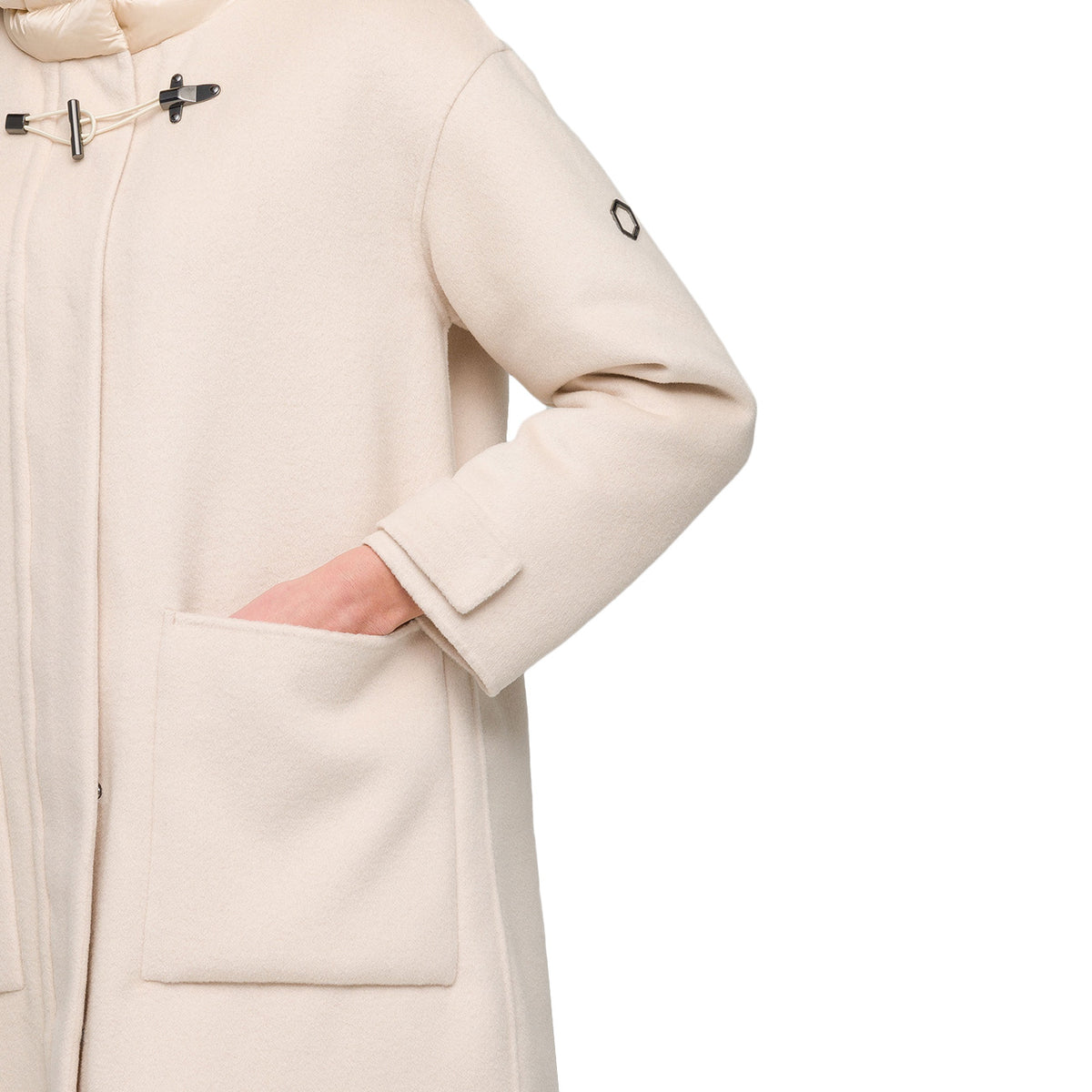 HOX Cappotto Montgomery Double XD6711 W040 OPALE 