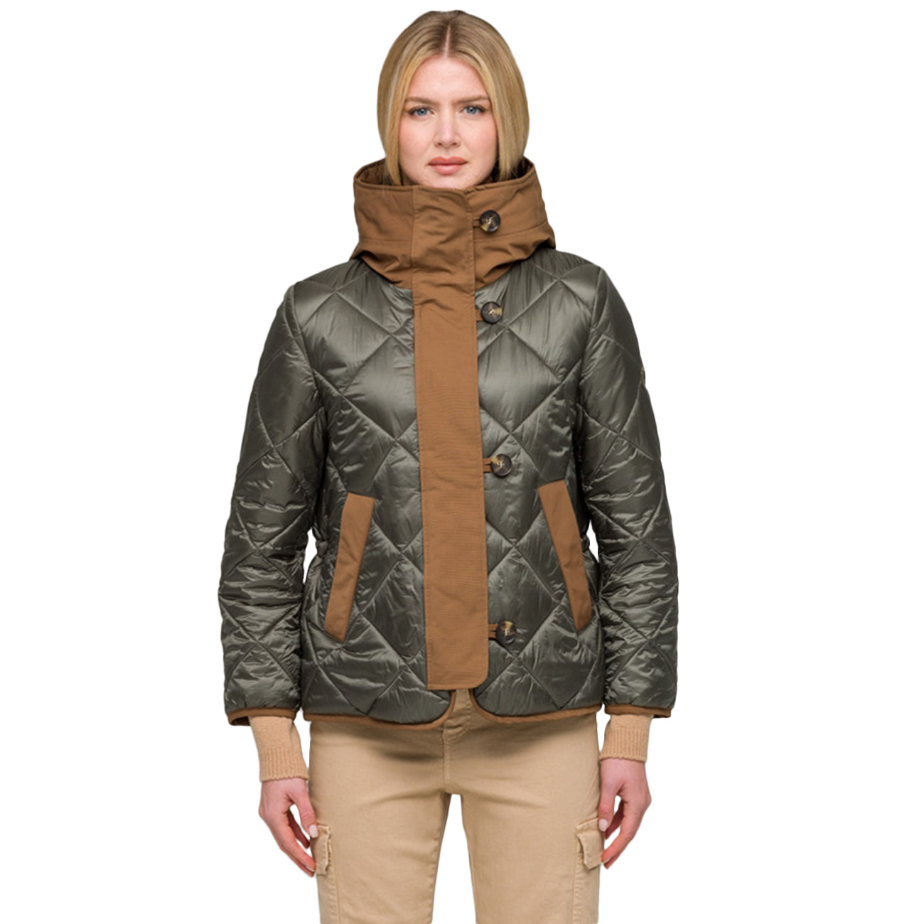 HOX Parka Con Rombi XD6737 NR91 MALACHITE 
