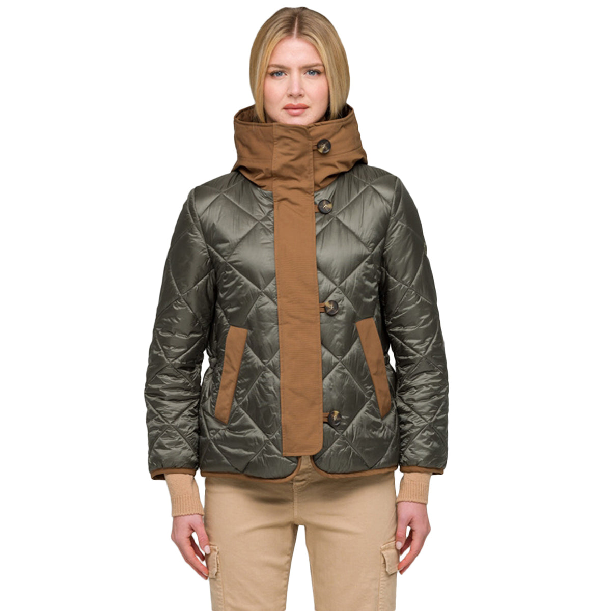 HOX Parka Con Rombi XD6737 NR91 MALACHITE 