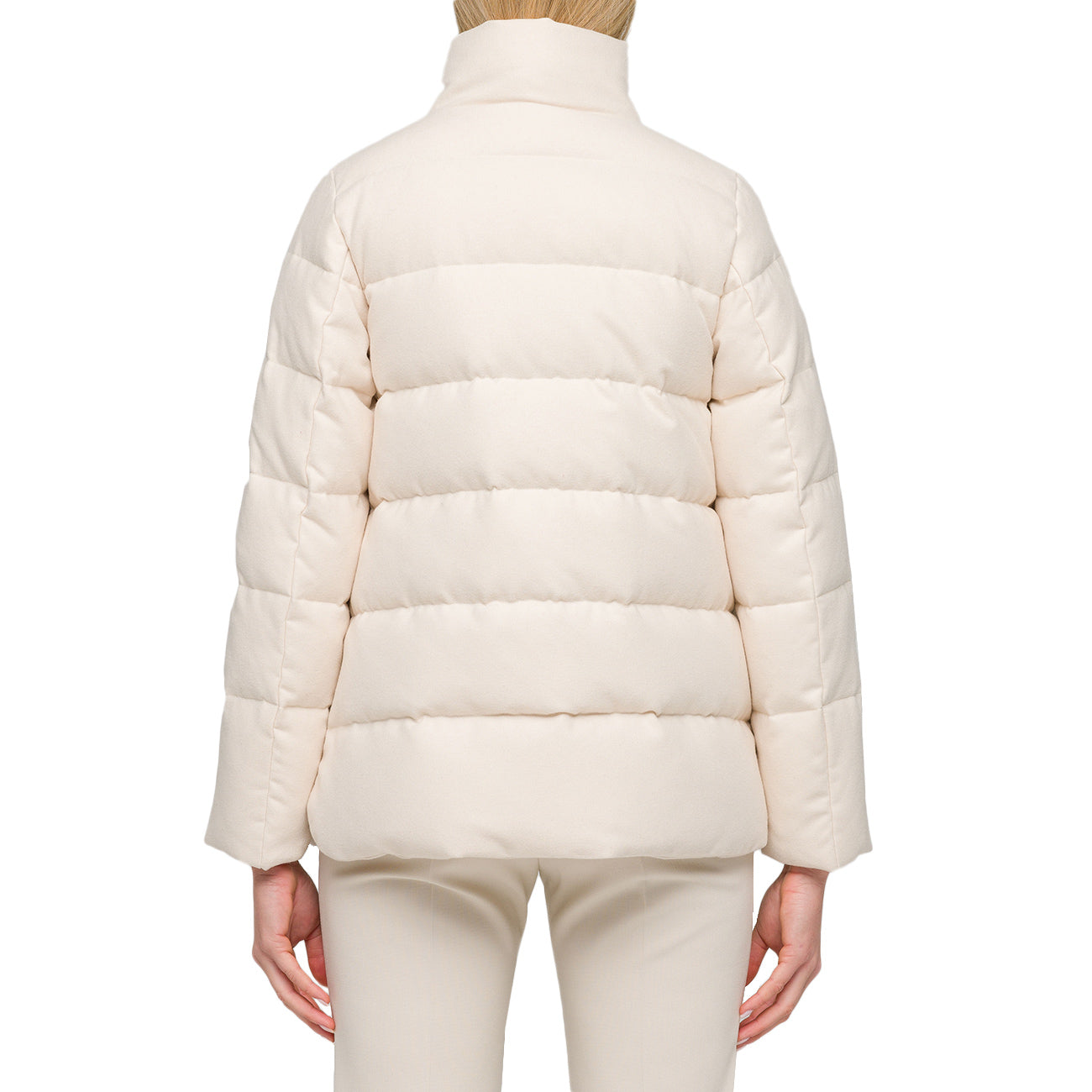 HOX Piumino In Lana Corto Con Zip Laterali XD6748 FW40 OPALE 