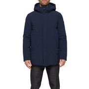 HOX Imbottito Lungo Tecnico Con Cappuccio XU5703 TPL25 BLUE 