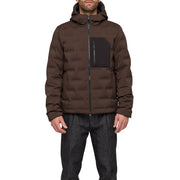 HOX Piumino Trapuntato Con Cappuccio XU5713 DF30 MOCHA 