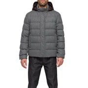 HOX Piumino In Lana Con Cappuccio XU5715 FW70 SMOKE GREY 
