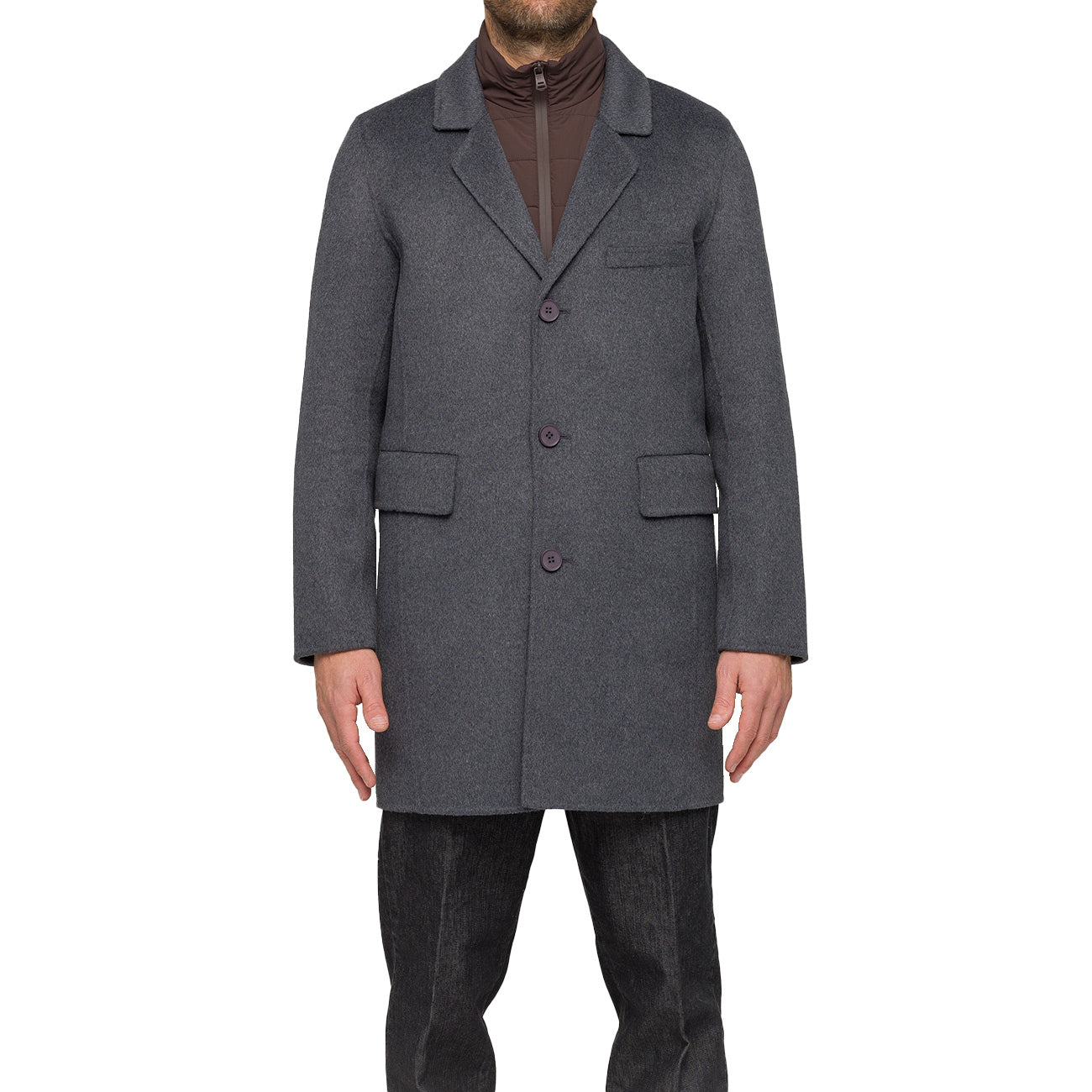 HOX Cappotto Con Gilet Interno XU5740 WO70 SMOKEYGREY 
