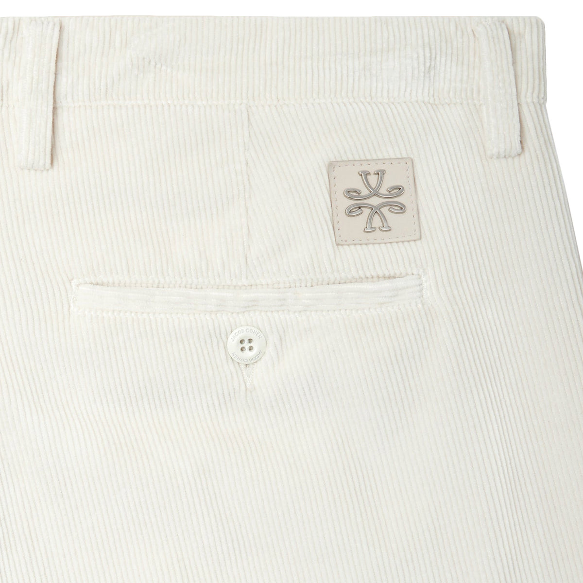 JACOB COHEN Pantalone Chino Bobby In Velluto A Coste JUMP0001001S3653TR A81 OFF WHITE 