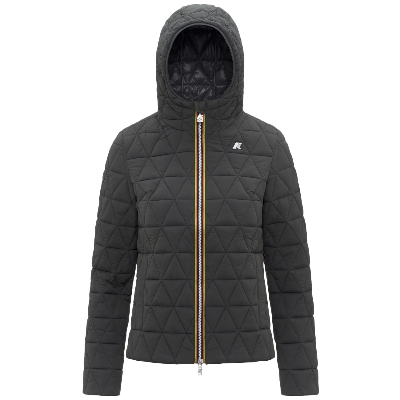 K-WAY Giacca Lil Diamond Quilted Warm K2136EW 133 GREY SHADOW DK 