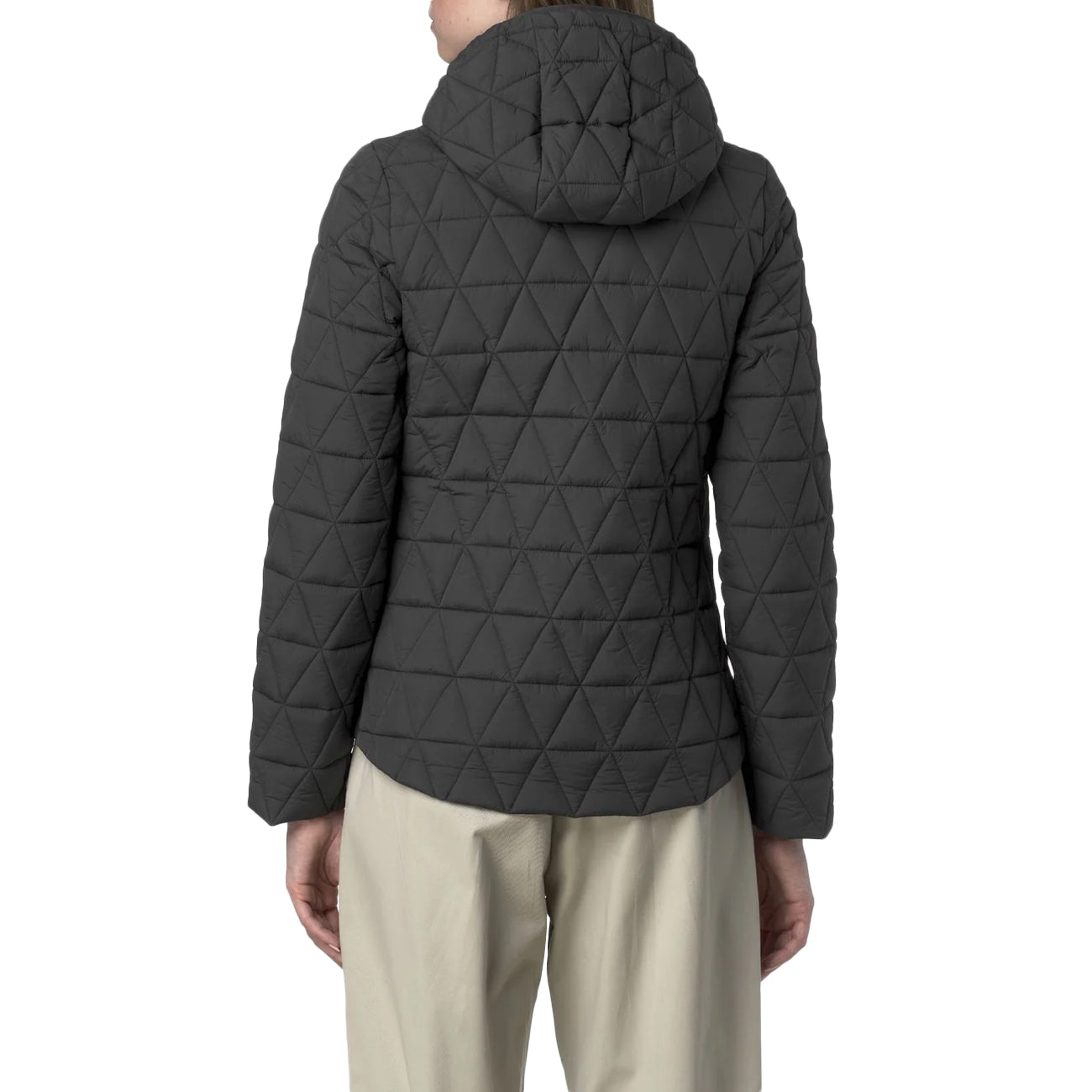 K-WAY Giacca Lil Diamond Quilted Warm K2136EW 133 GREY SHADOW DK 