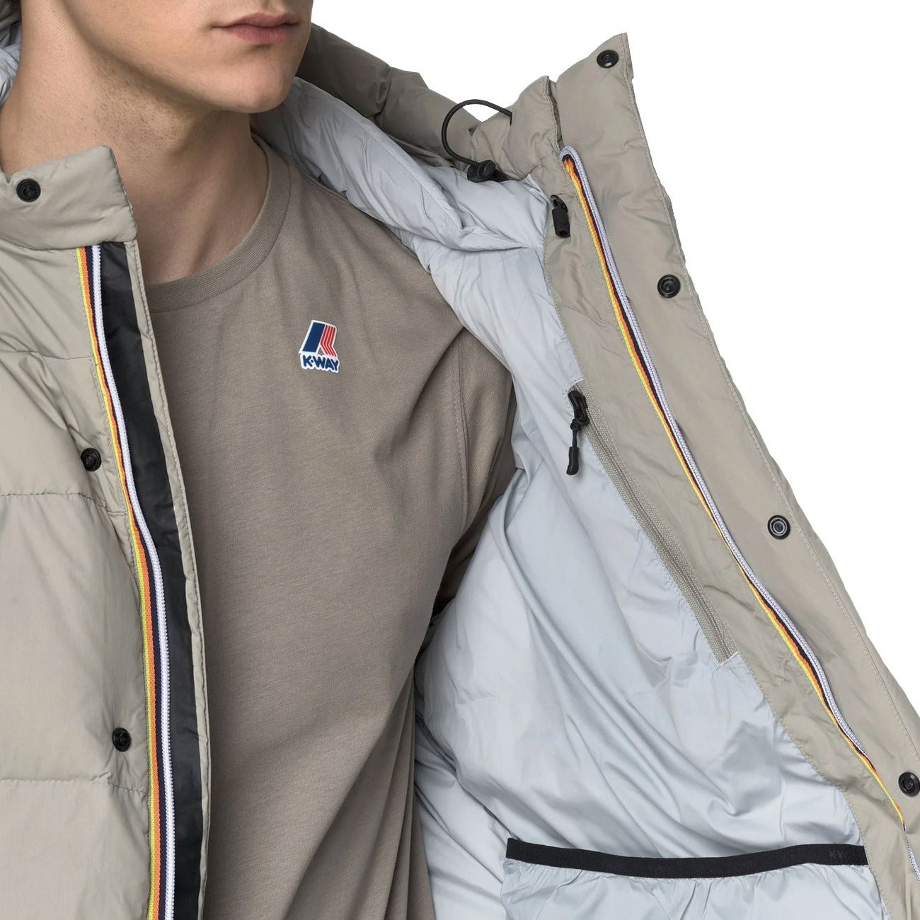 K-WAY Le Vrai 4.0 Aurele Heavy Warm K5141QW 633 GREEN OAK 
