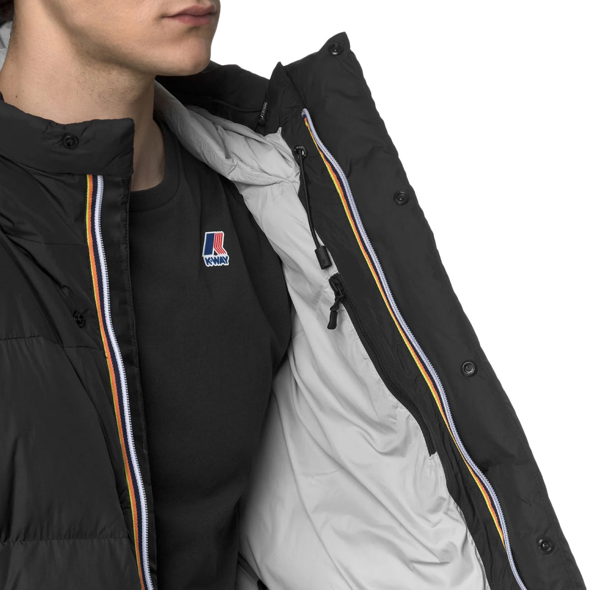 K-WAY Le Vrai 4.0 Aurele Heavy Warm K5141QW USY BLACK PURE 