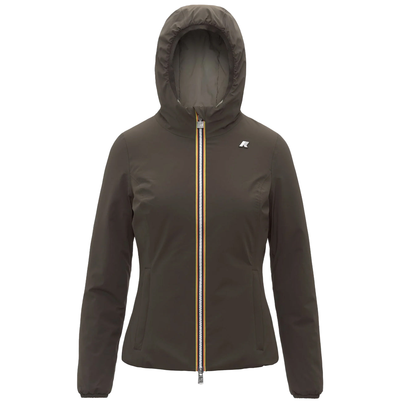 K-WAY Lily ST Warm Reversible K6128TW B42 BLACK OLIVE - GREEN 