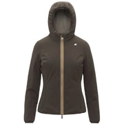 K-WAY Lily ST Warm Reversible K6128TW B42 BLACK OLIVE - GREEN 
